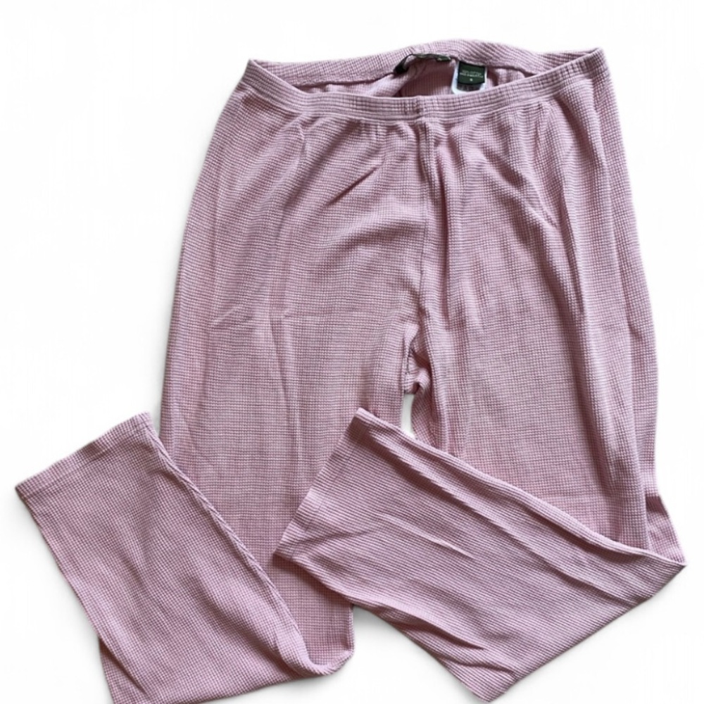 Eddie Bauer thermal waffle knit pants